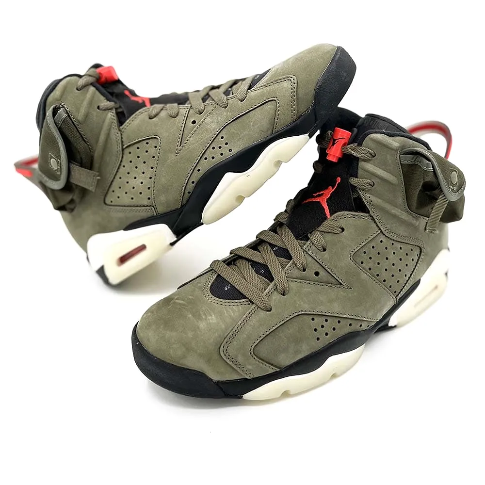 Nike Air Jordan 6 Travis Scott Olive Green