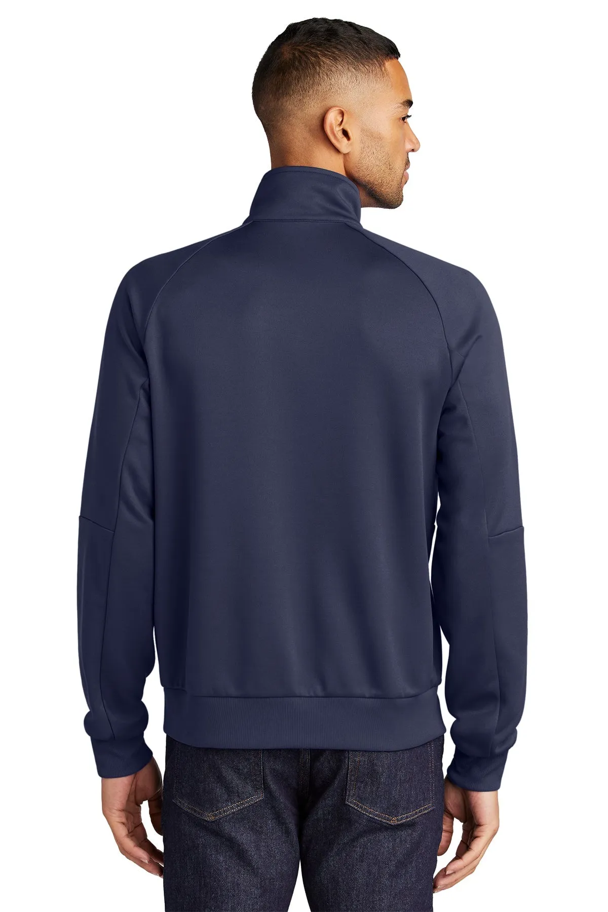 Nike Full-Zip Chest Swoosh Custom Jackets, Midnight Navy