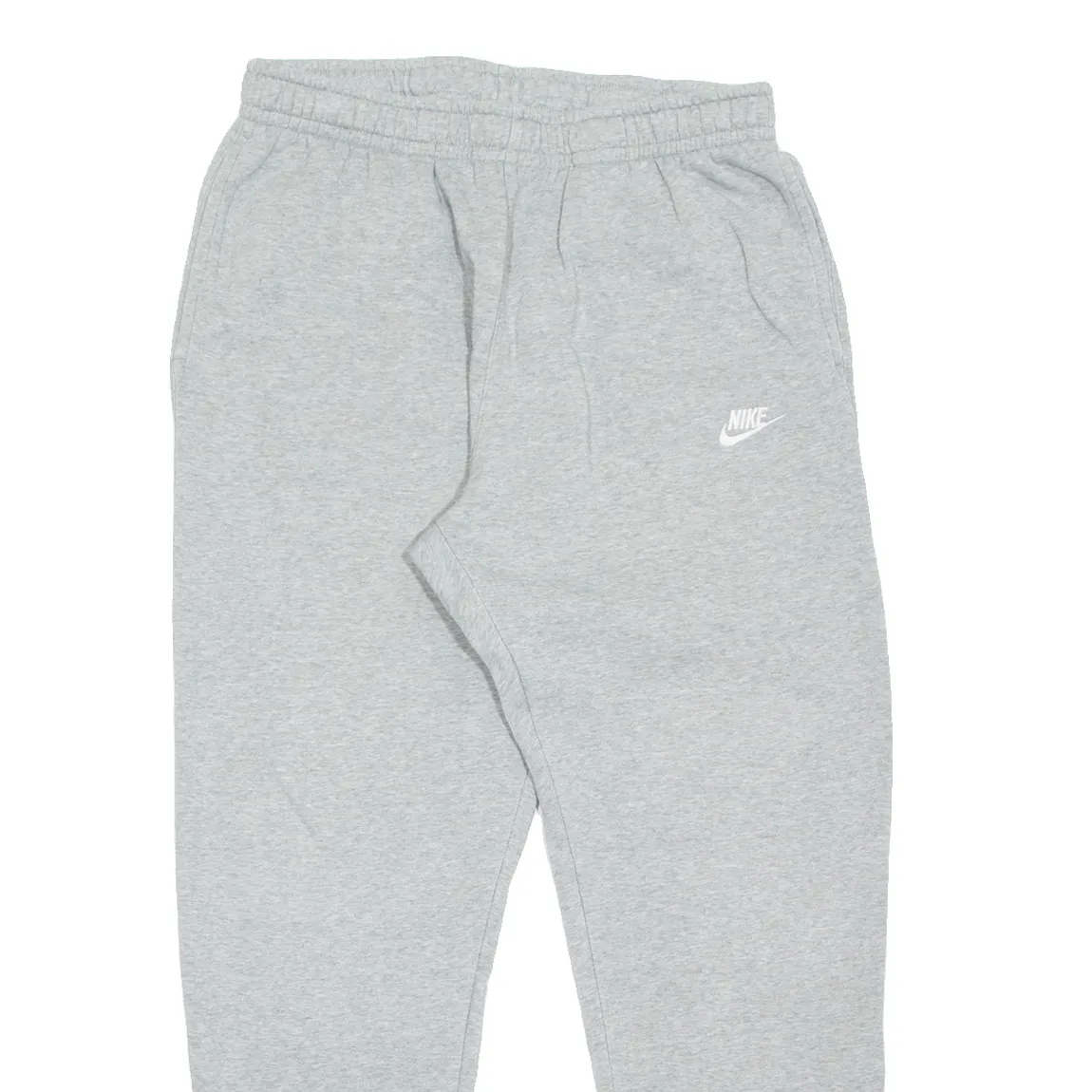 NIKE Mens Joggers Grey Tapered L W30 L29