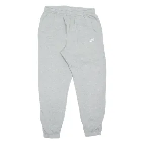 NIKE Mens Joggers Grey Tapered L W30 L29