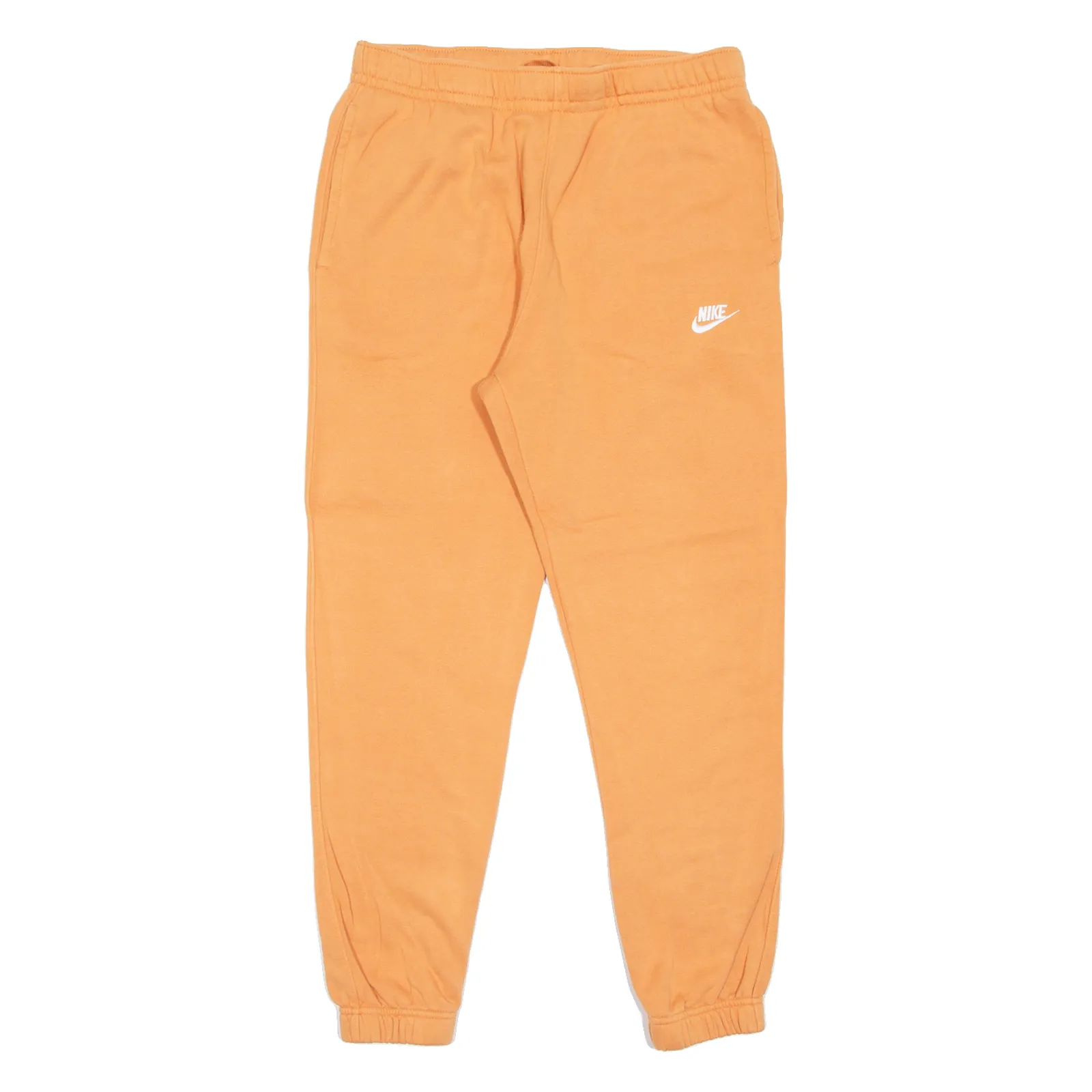 NIKE Womens Joggers Orange Tapered L W30 L28