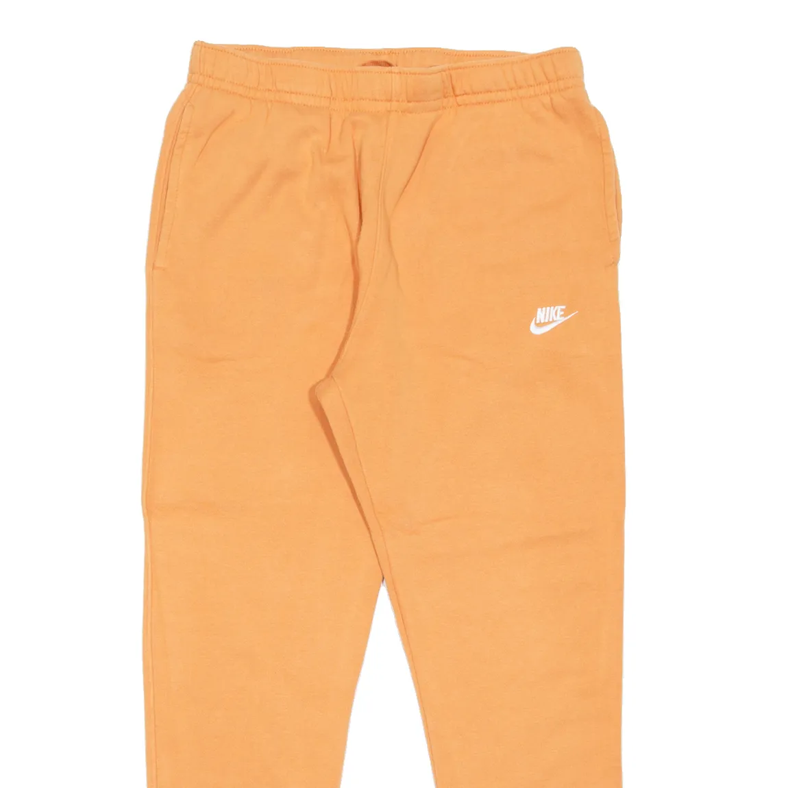 NIKE Womens Joggers Orange Tapered L W30 L28