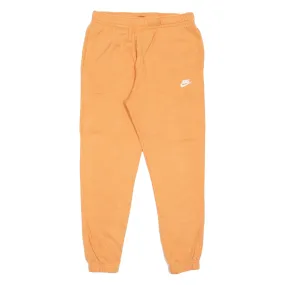 NIKE Womens Joggers Orange Tapered L W30 L28