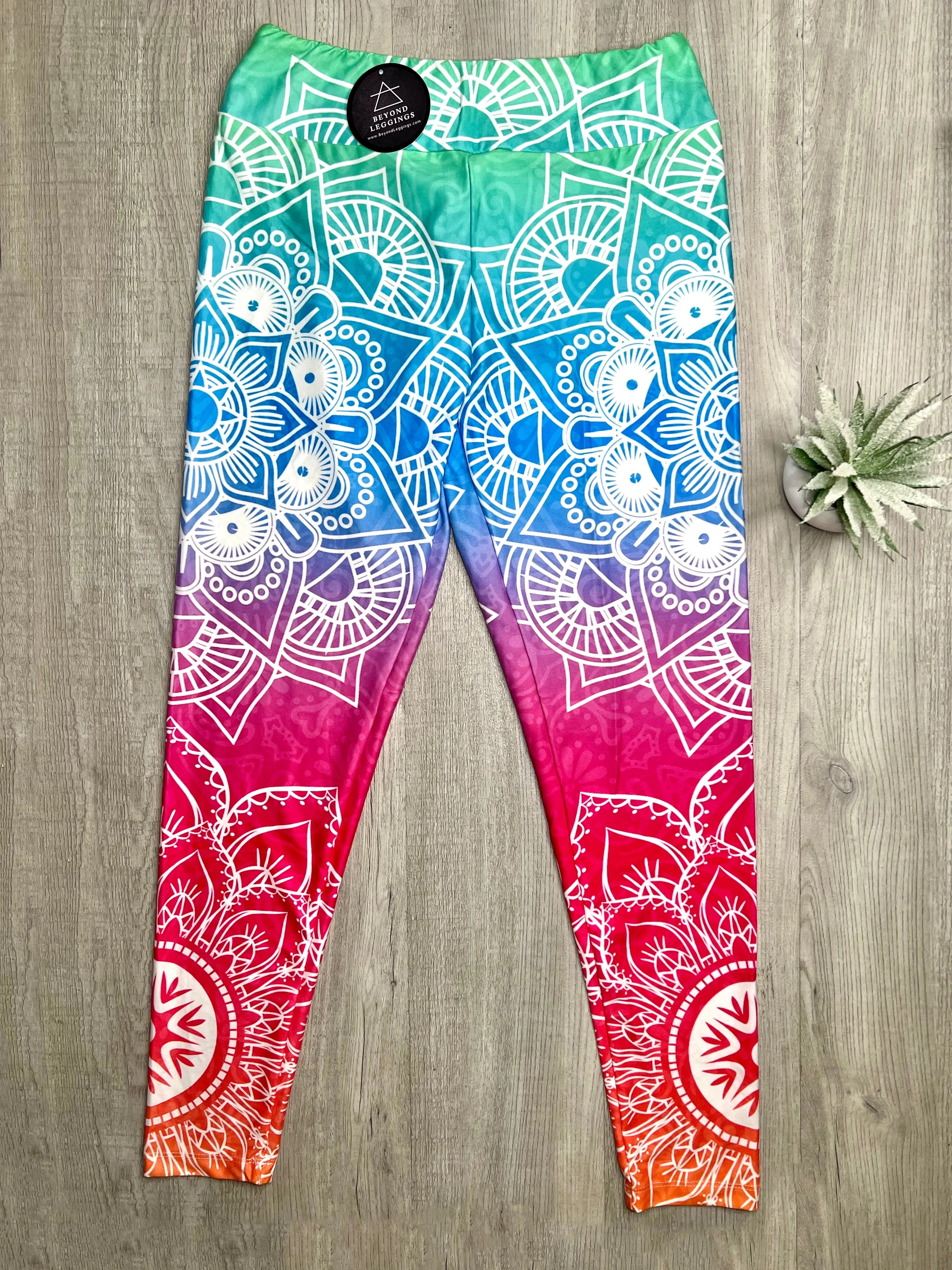 Ombre Mandala Soft Leggings