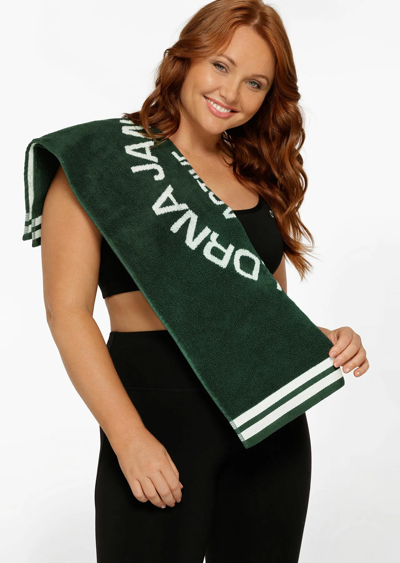 Original Activewear Sweat Towel | Green | Towels | Lorna Jane Australia