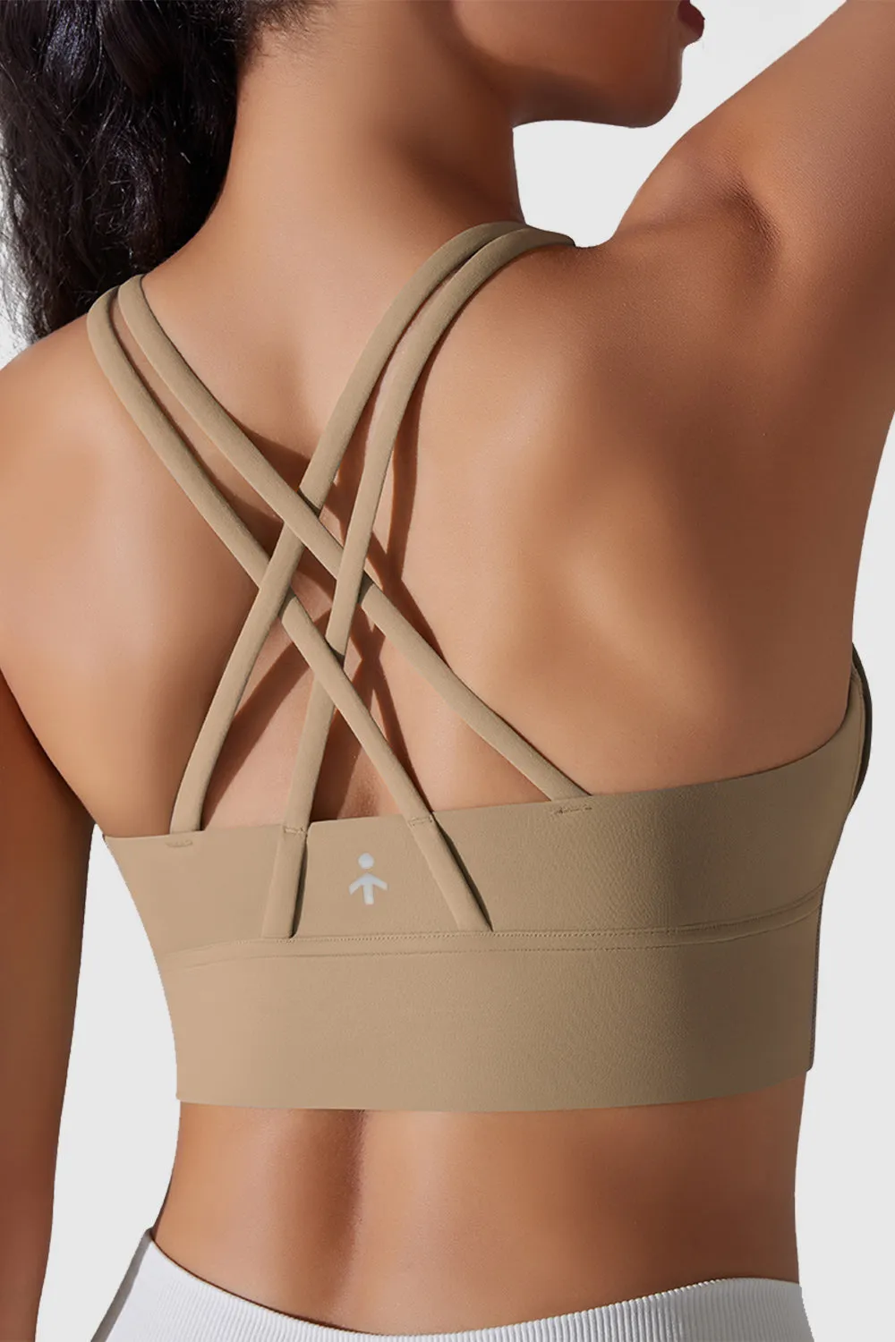 Padded Criss Cross Strappy Sports Bras