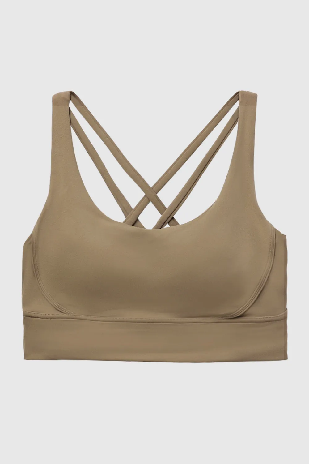 Padded Criss Cross Strappy Sports Bras