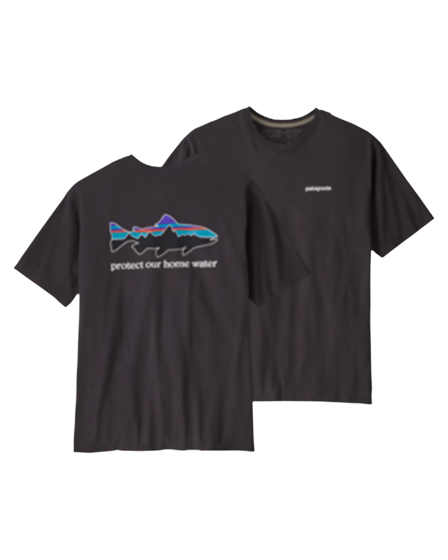 Patagonia Home Water Trout Organic T-Shirt - Ink Black