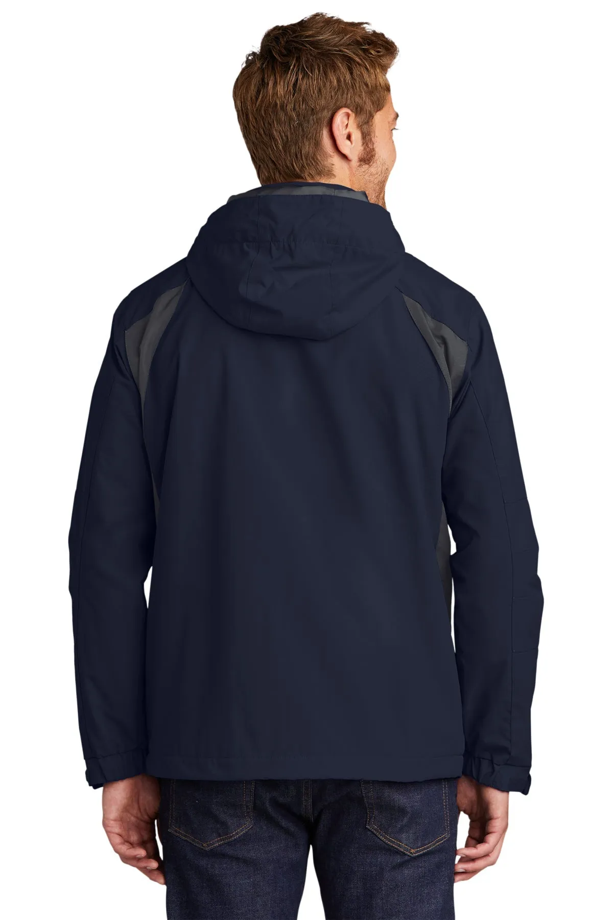 Port Authority All-Season II Custom Jackets, True Navy/ Iron Grey