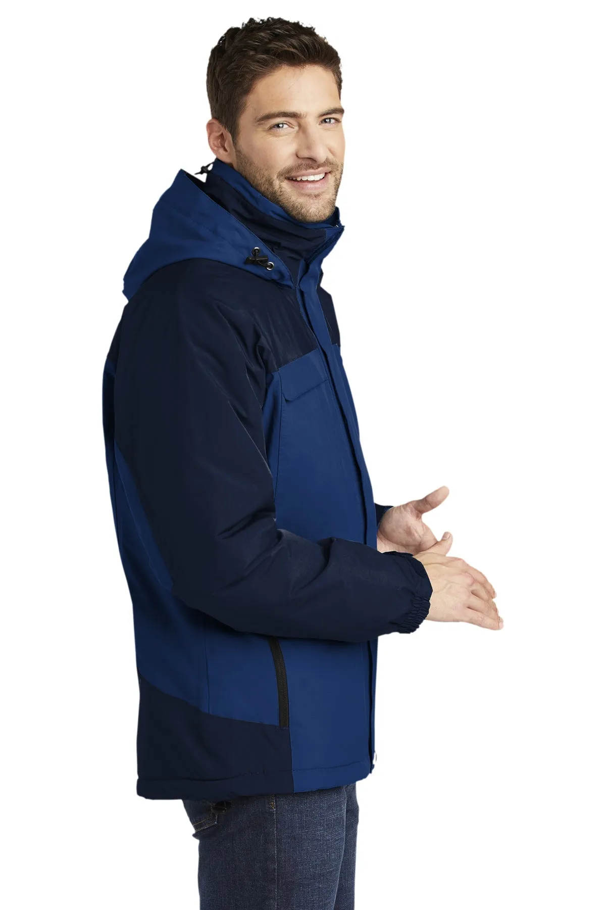 Port Authority Tall Nootka Customized Jackets, Regatta Blue/ Navy