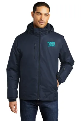 Port Authority Vortex Customized Waterproof 3-in-1 Jackets, River Blue Navy/ River Blue Navy