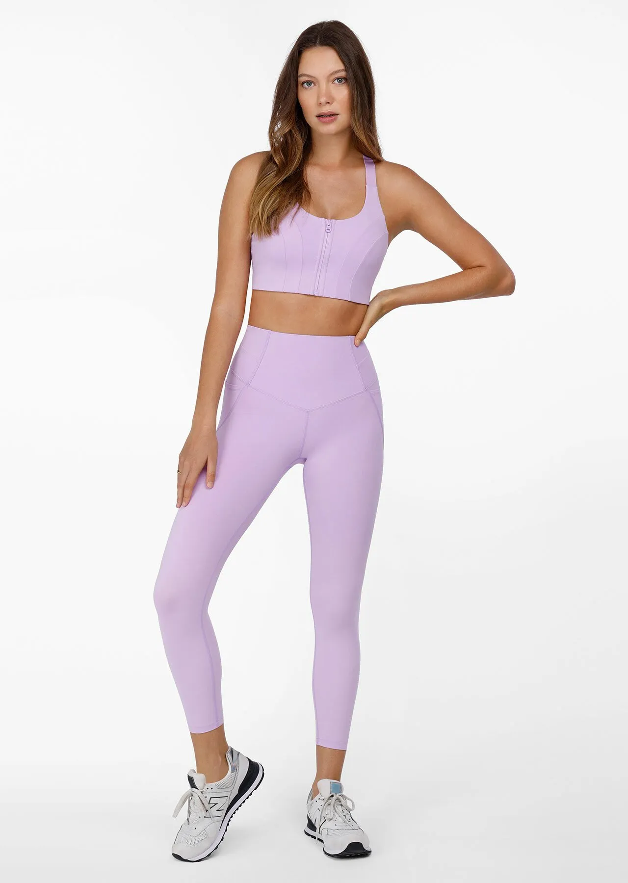 Power Sculpt Recycled Sports Bra | Purple | Sports Bras | Lorna Jane Australia