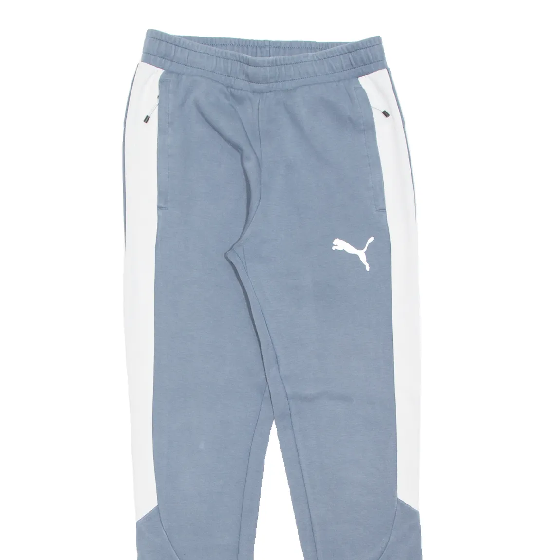 PUMA Mens Joggers Blue Tapered S W26 L29