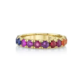 Rainbow French Pavé Band | Ready to Ship