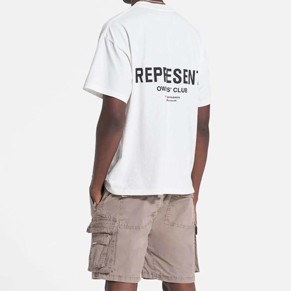 Represent Cargo Shorts Stone