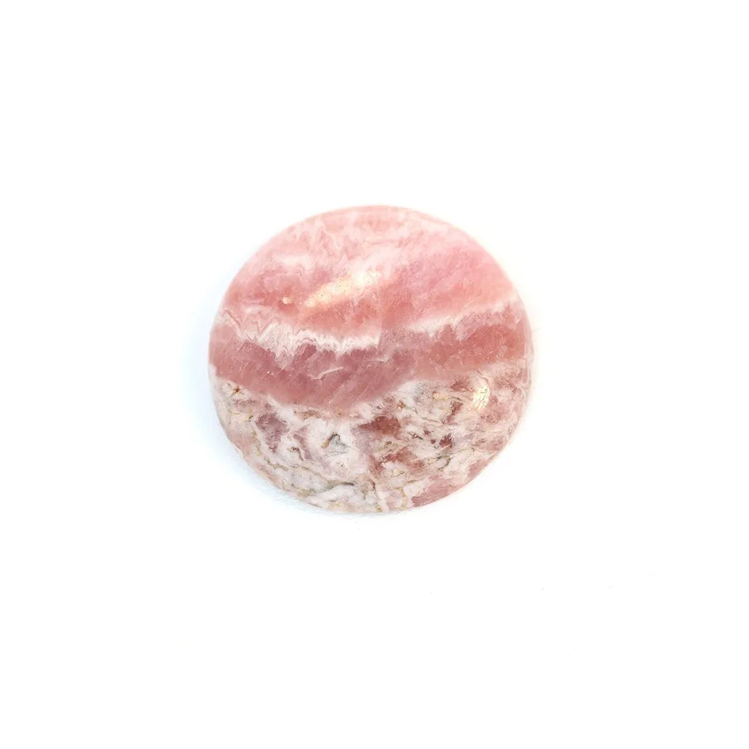 Rhodochrosite Cabochon Large Round Size 30mm