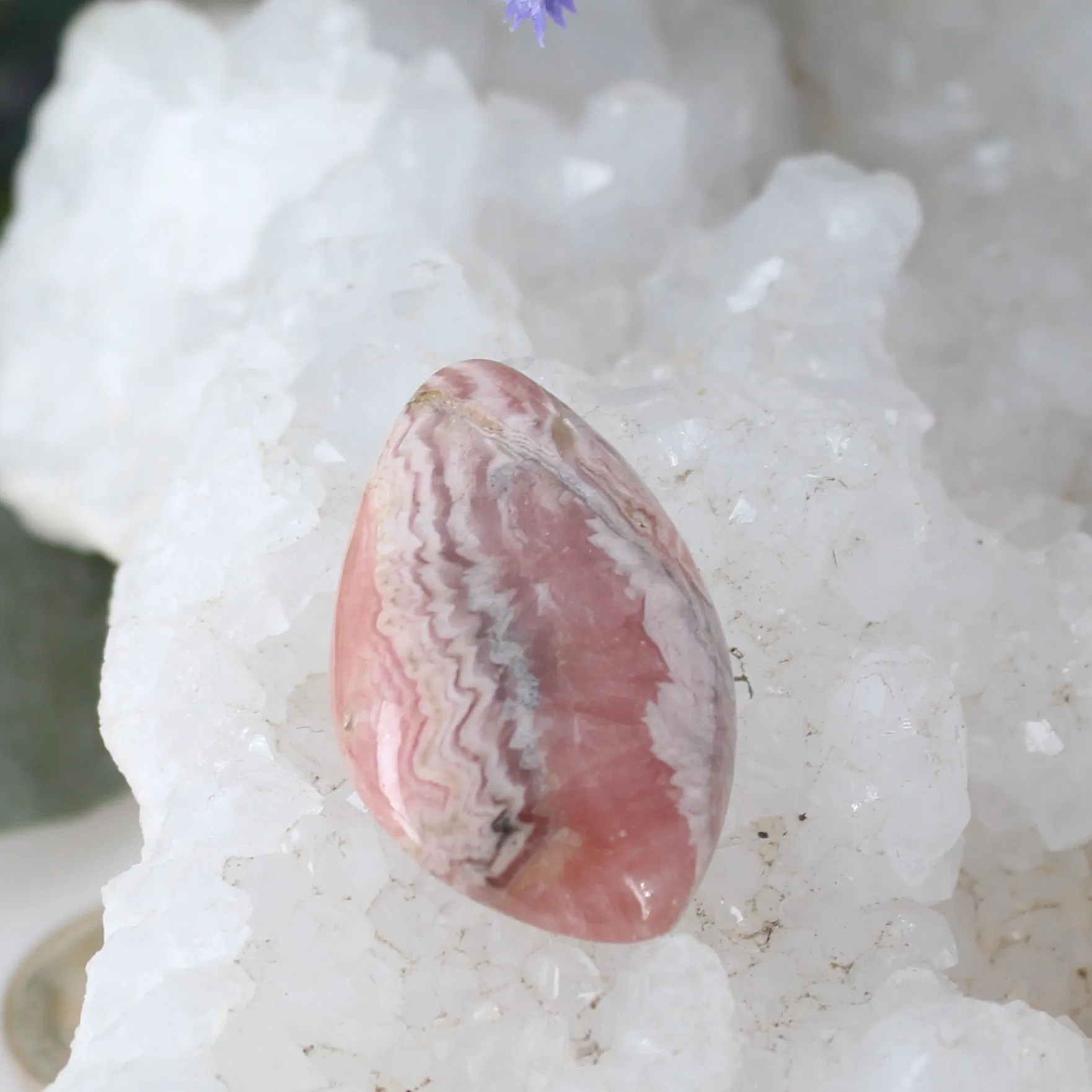 RHODOCHROSITE CABOCHON Large Teardrop 35x21mm