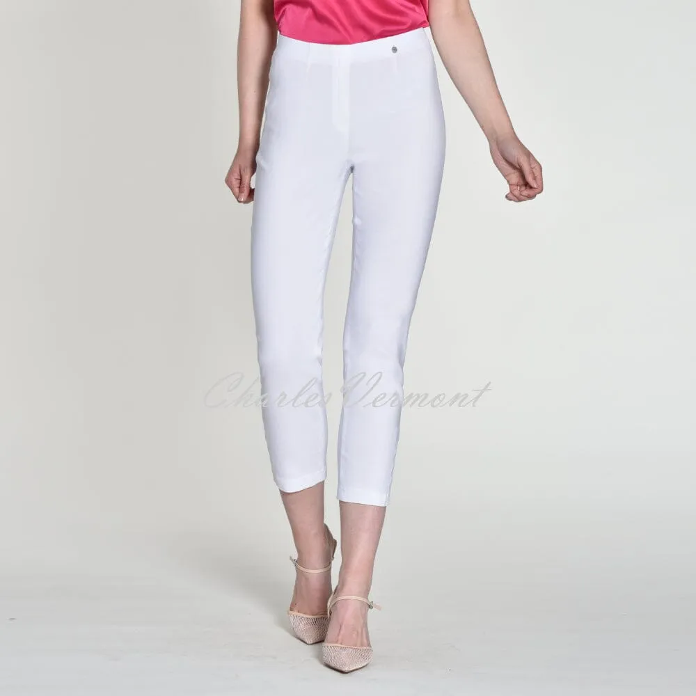 Robell Lena 09 - 7/8 Cropped Trouser 52550-5499-10 (White)