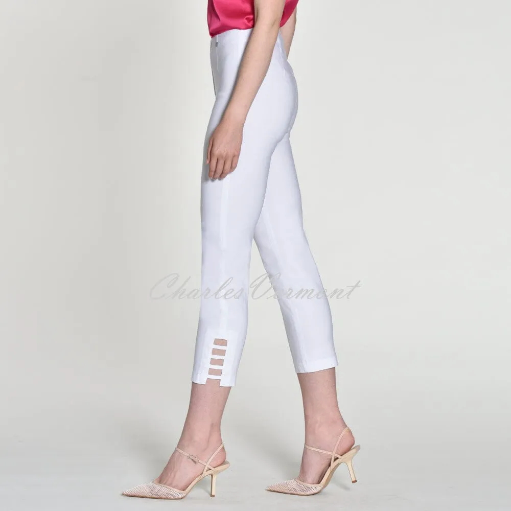 Robell Lena 09 - 7/8 Cropped Trouser 52550-5499-10 (White)