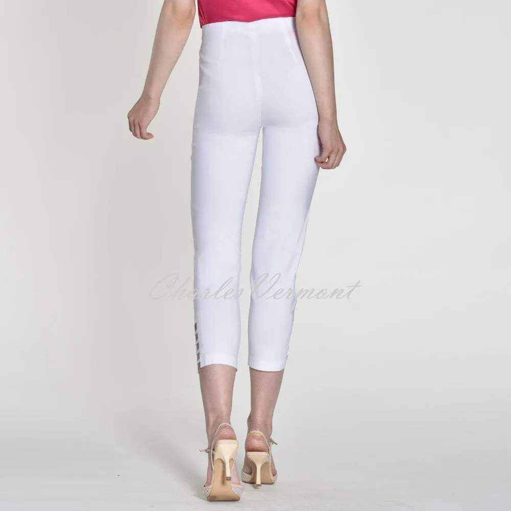 Robell Lena 09 - 7/8 Cropped Trouser 52550-5499-10 (White)