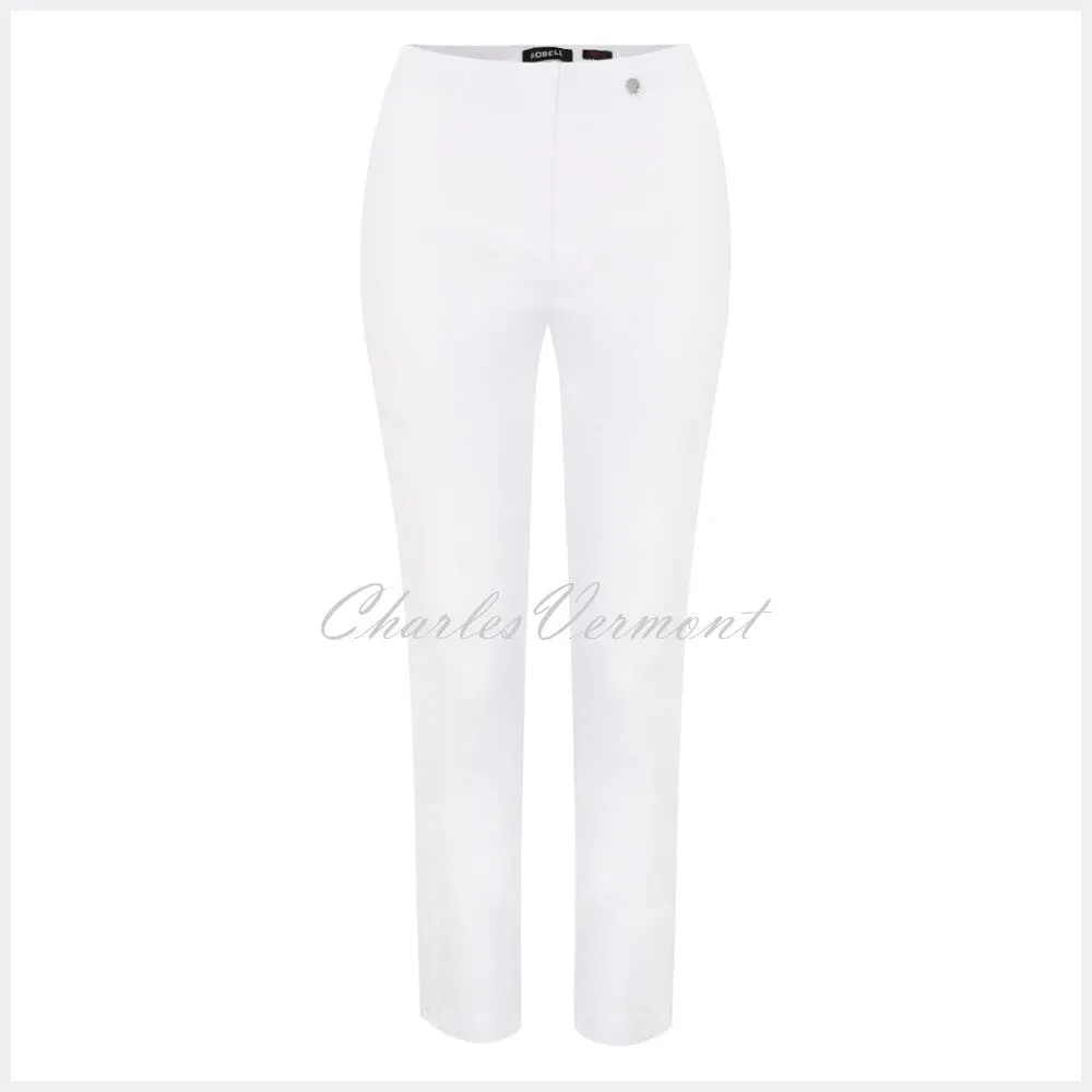 Robell Lena 09 - 7/8 Cropped Trouser 52550-5499-10 (White)