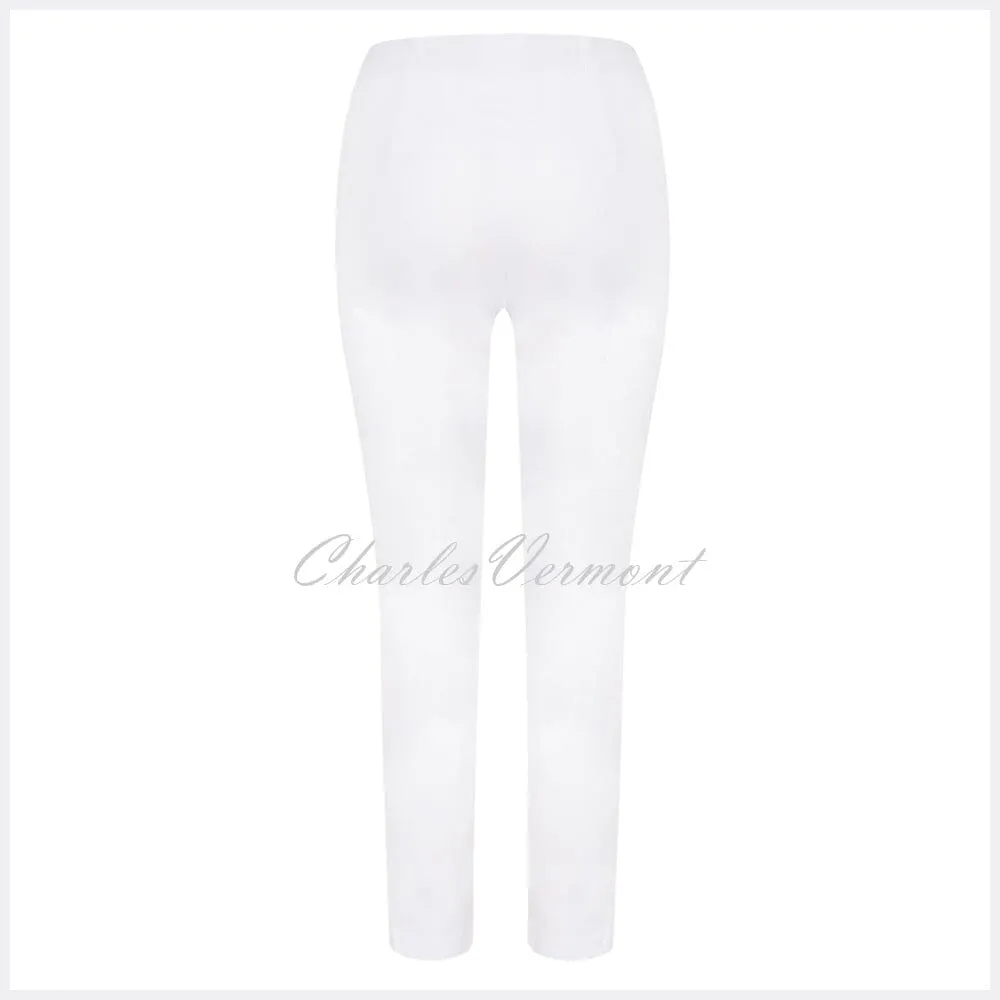 Robell Lena 09 - 7/8 Cropped Trouser 52550-5499-10 (White)