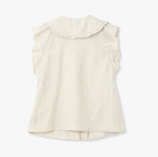 Ron Herman  |Casual Style Linen Sleeveless Street Style Plain Cotton