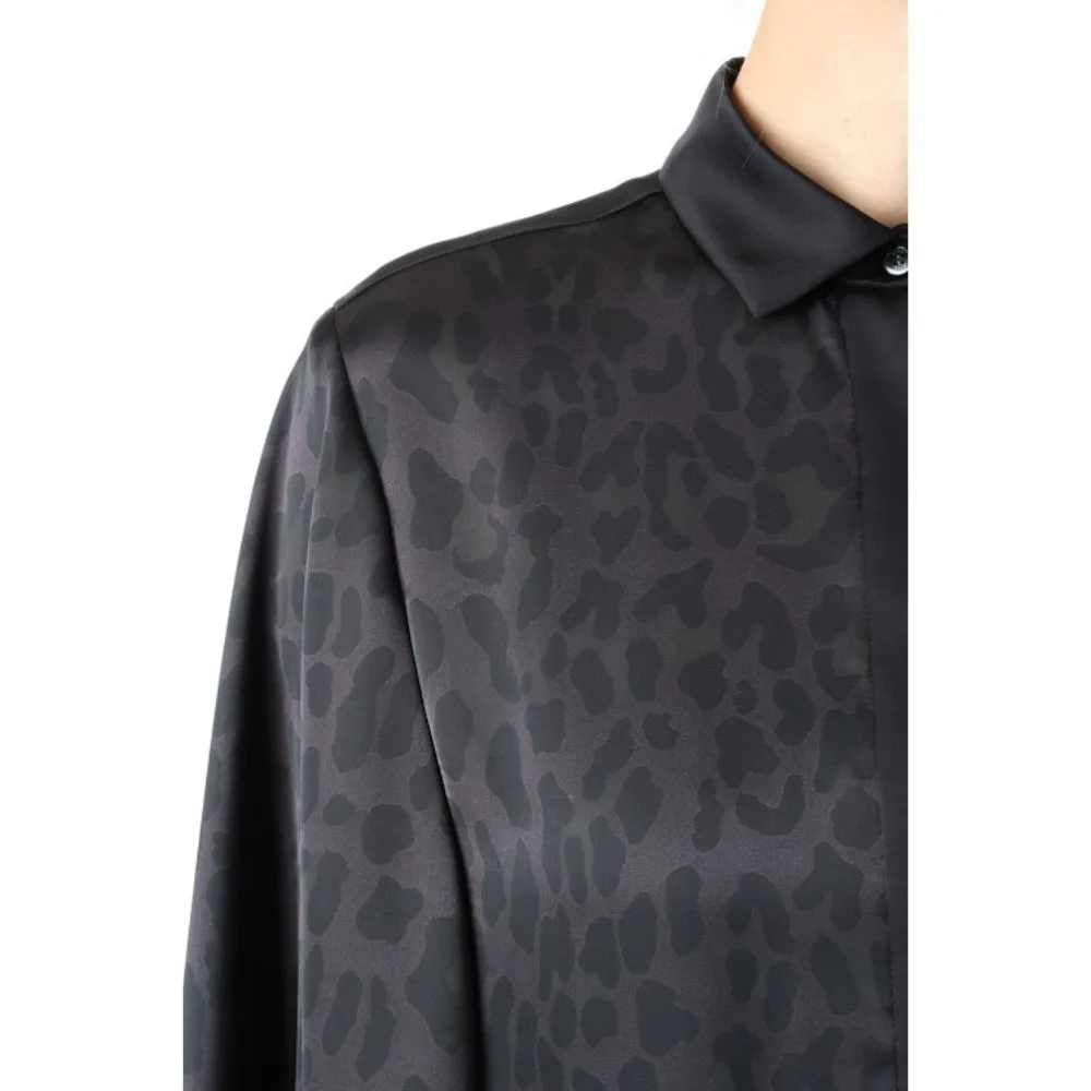 sacai  |Leopard Patterns Casual Style Long Sleeves Office Style