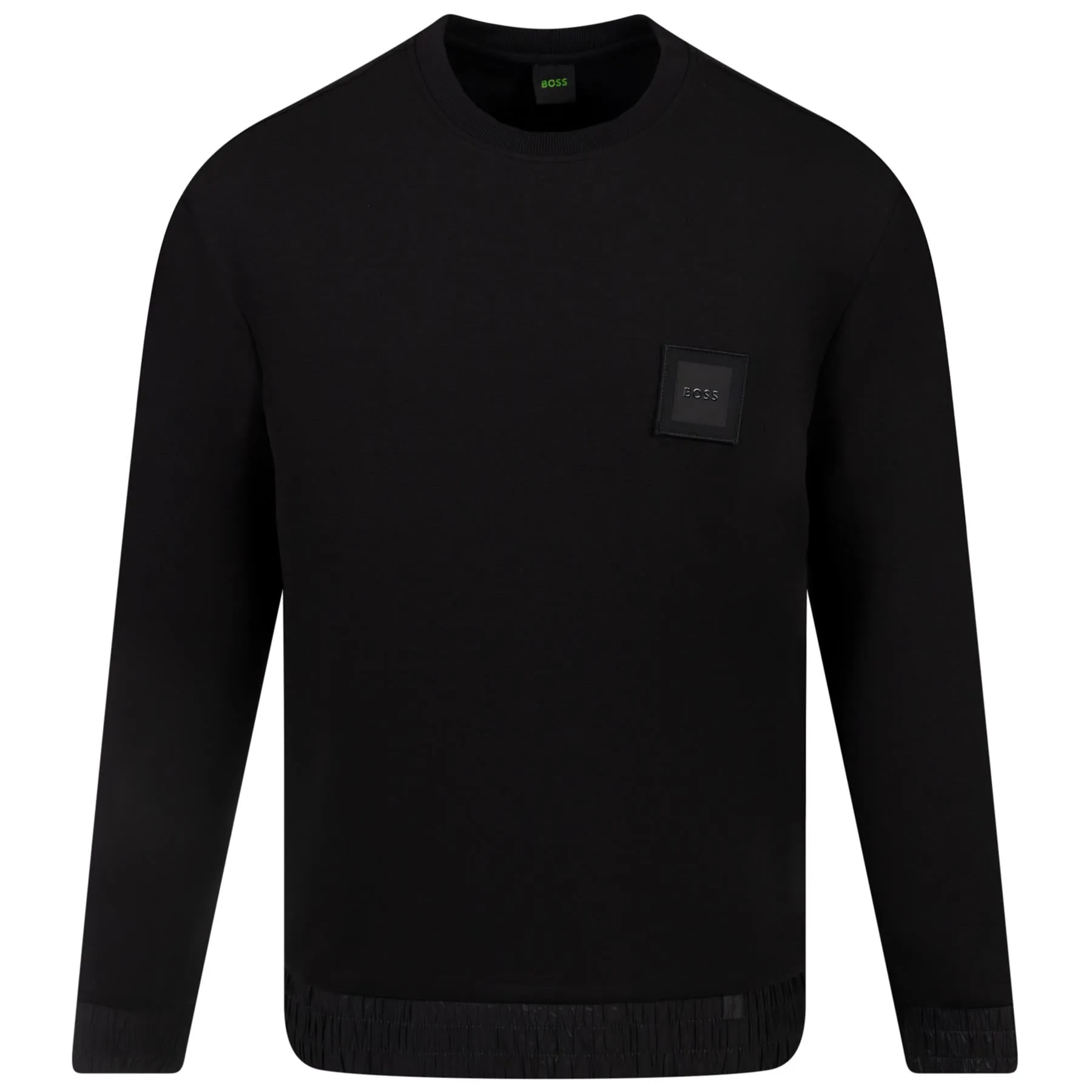 Salbo Lotus Cotton Jersey Oversize Fit Sweatshirt Black - W23