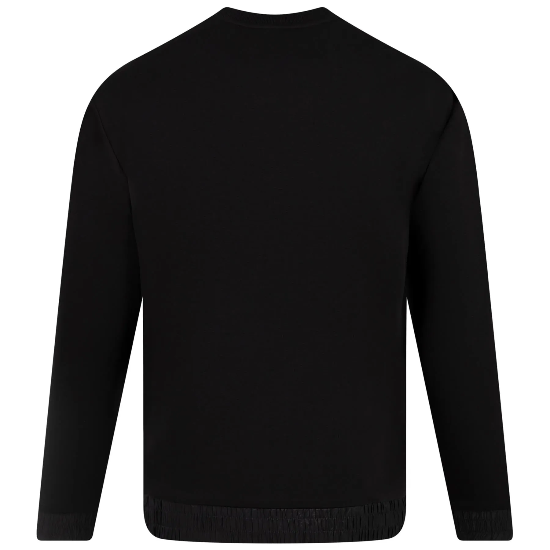 Salbo Lotus Cotton Jersey Oversize Fit Sweatshirt Black - W23