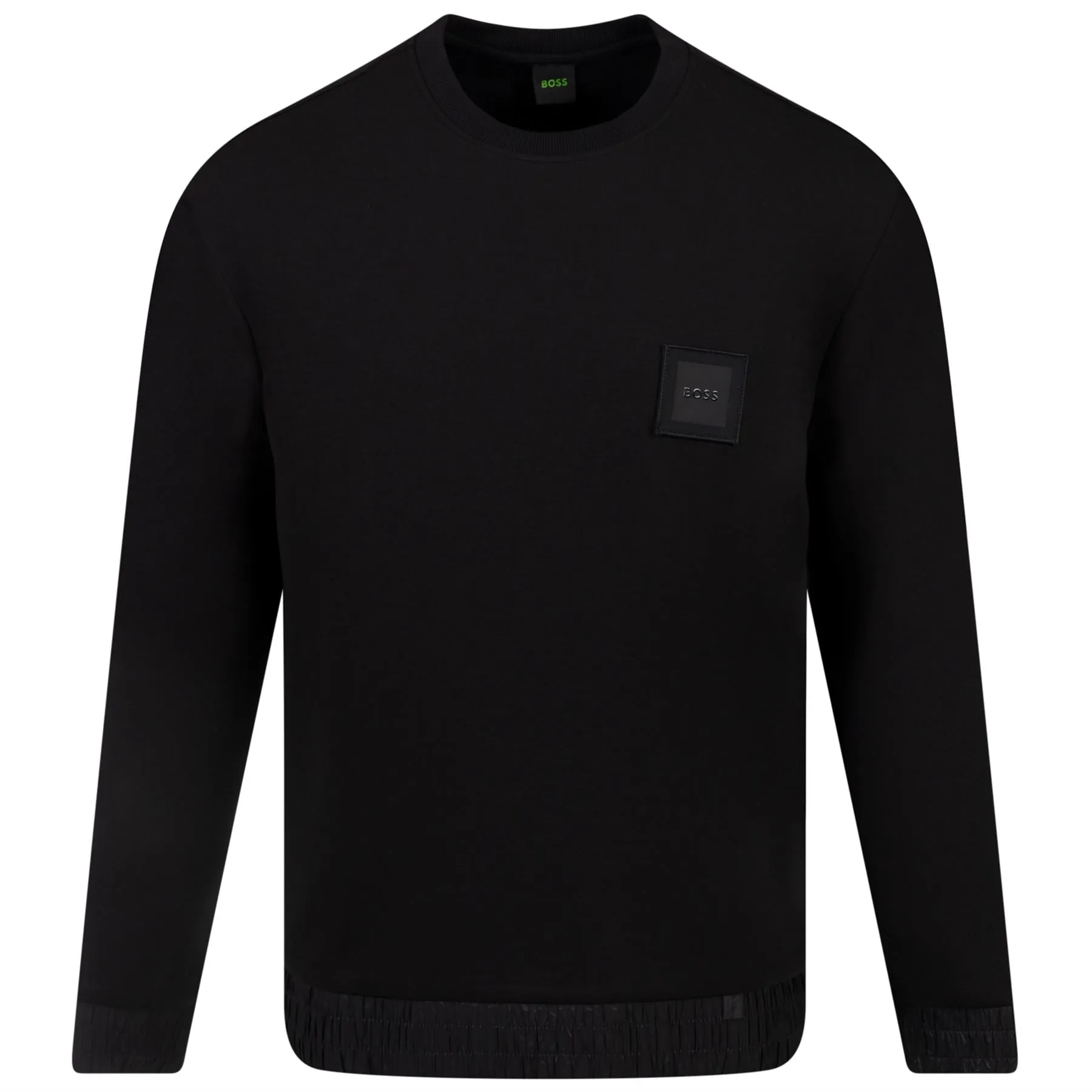 Salbo Lotus Cotton Jersey Oversize Fit Sweatshirt Black - W23