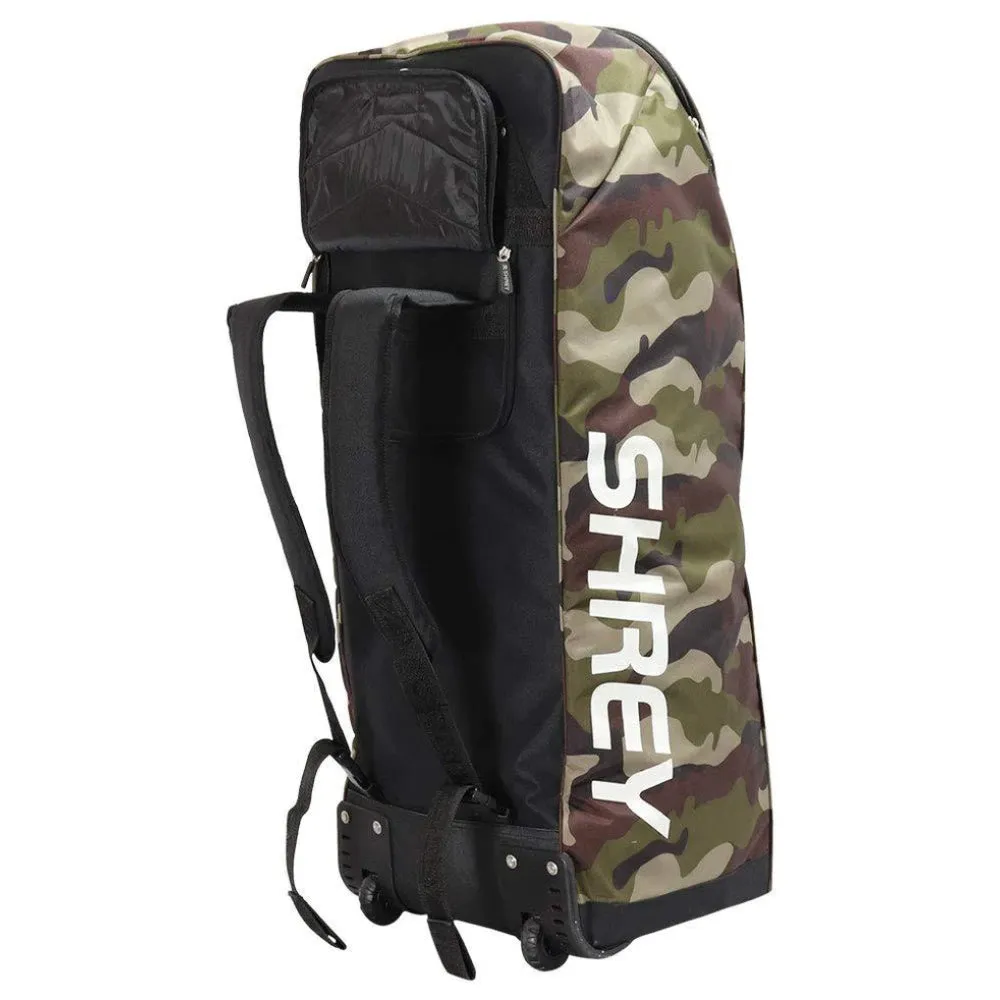 SHREY Match Duffle Cricket Kit Bag (Camouflage Green)