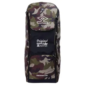 SHREY Match Duffle Cricket Kit Bag (Camouflage Green)