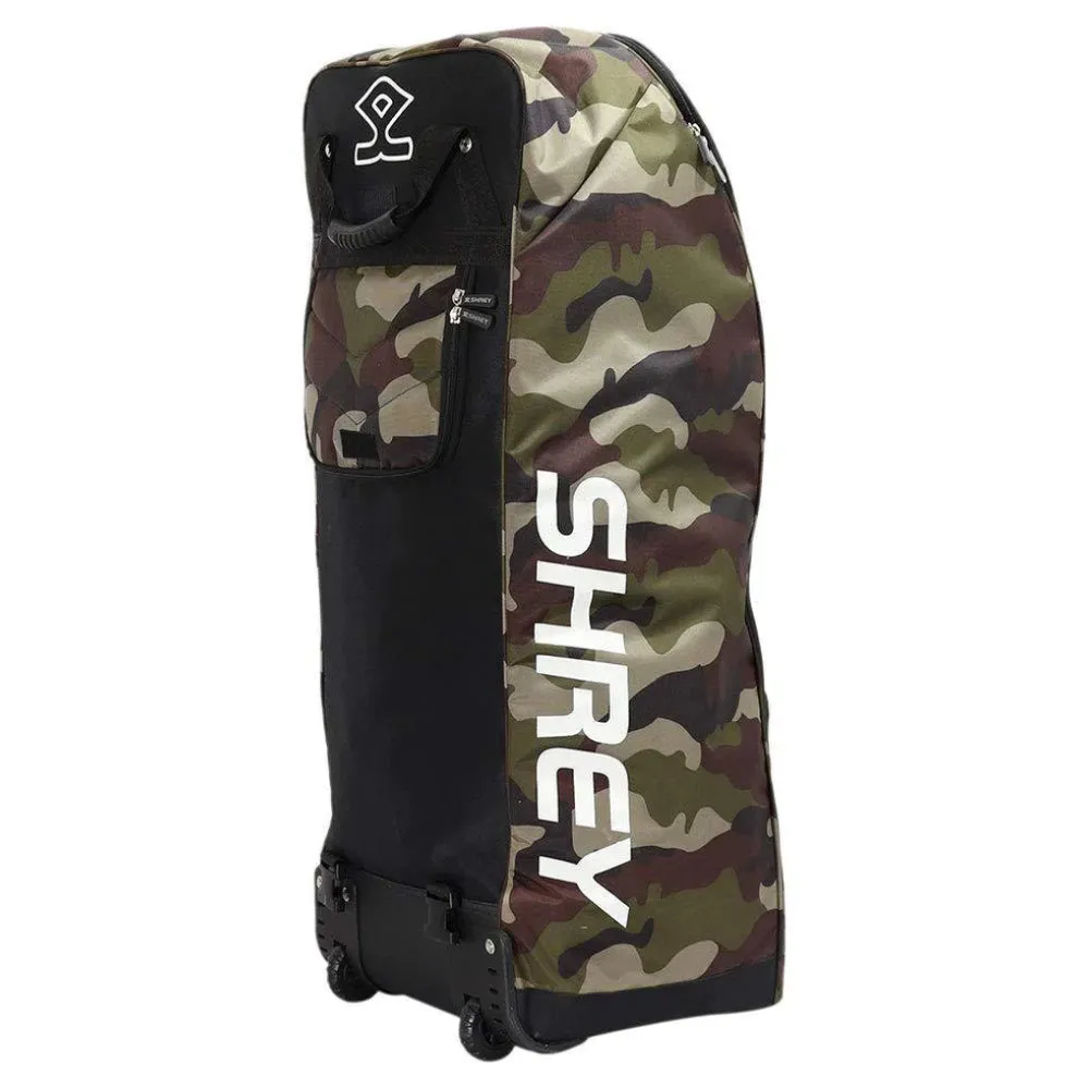 SHREY Match Duffle Cricket Kit Bag (Camouflage Green)