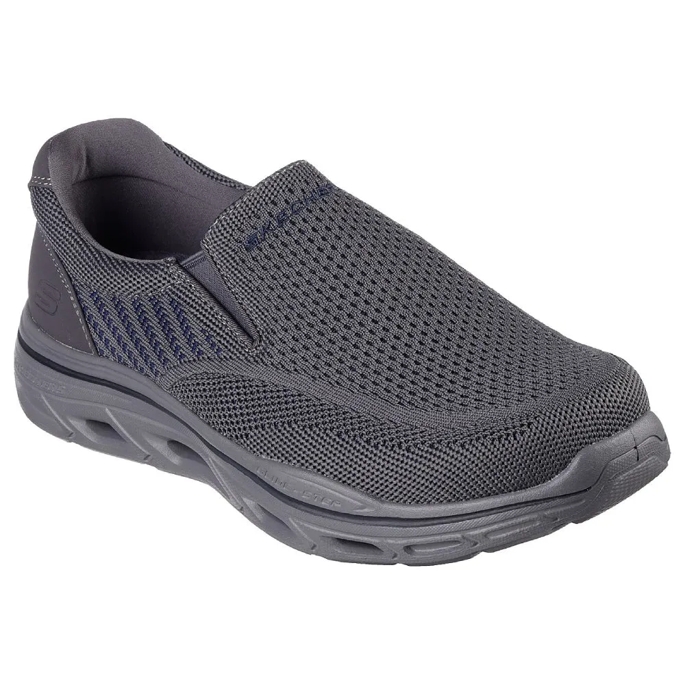 SKECHERS Men's Glide Step Expected Running Shoe (Grey)