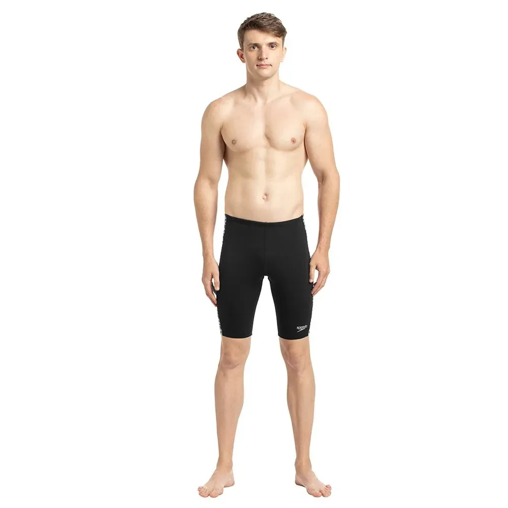 Speedo Men's Boomstar Splice Jammer (Black/White)