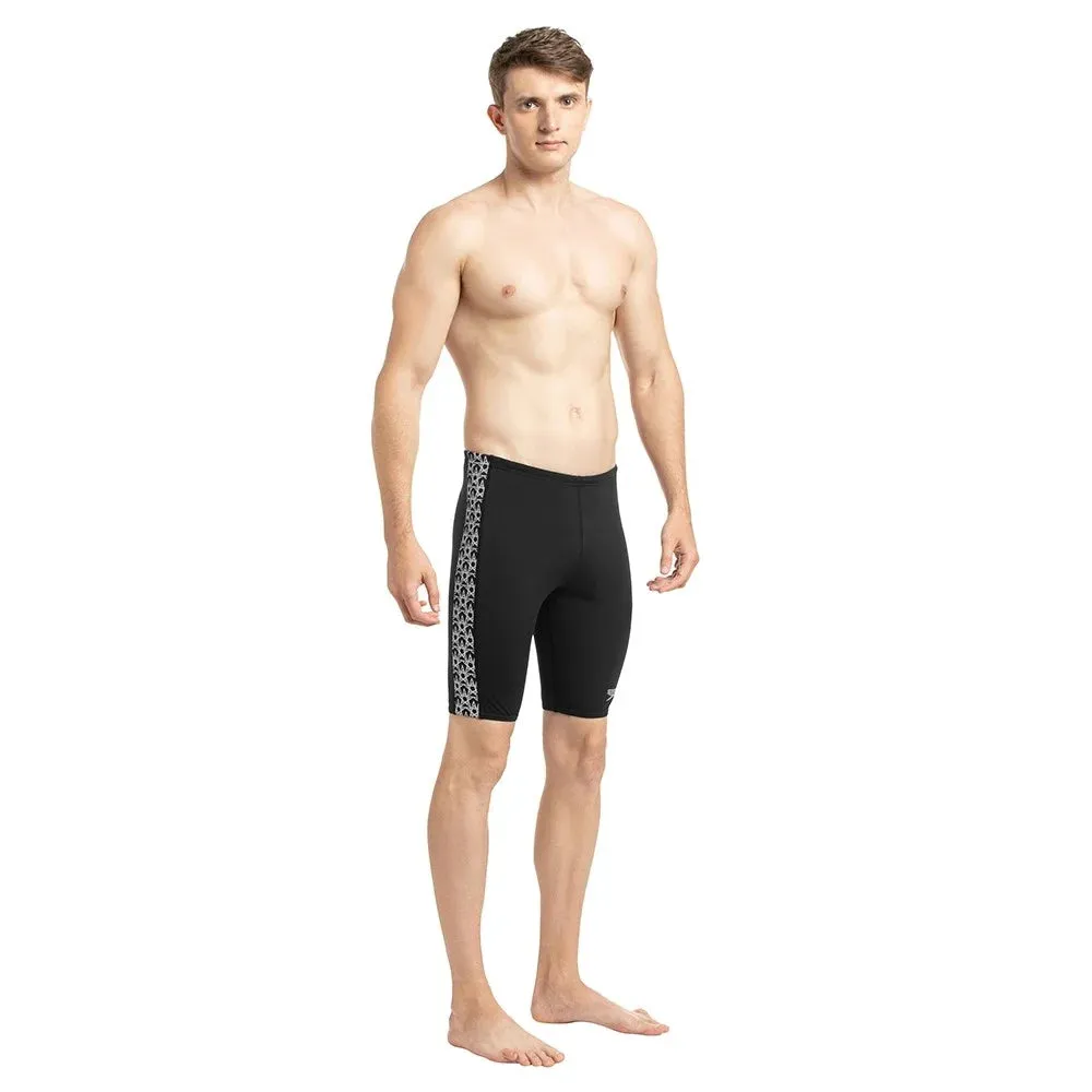 Speedo Men's Boomstar Splice Jammer (Black/White)