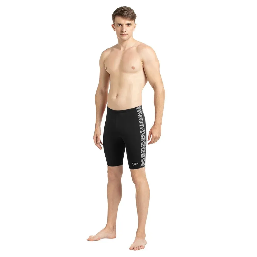 Speedo Men's Boomstar Splice Jammer (Black/White)