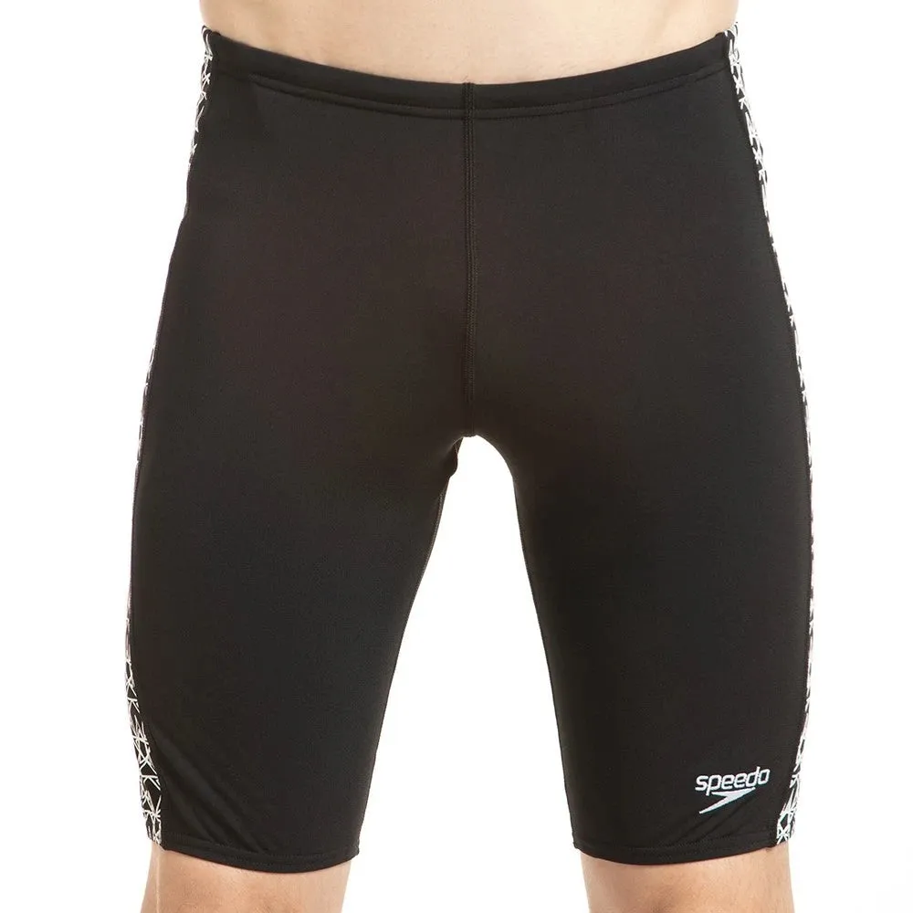 Speedo Men's Boomstar Splice Jammer (Black/White)