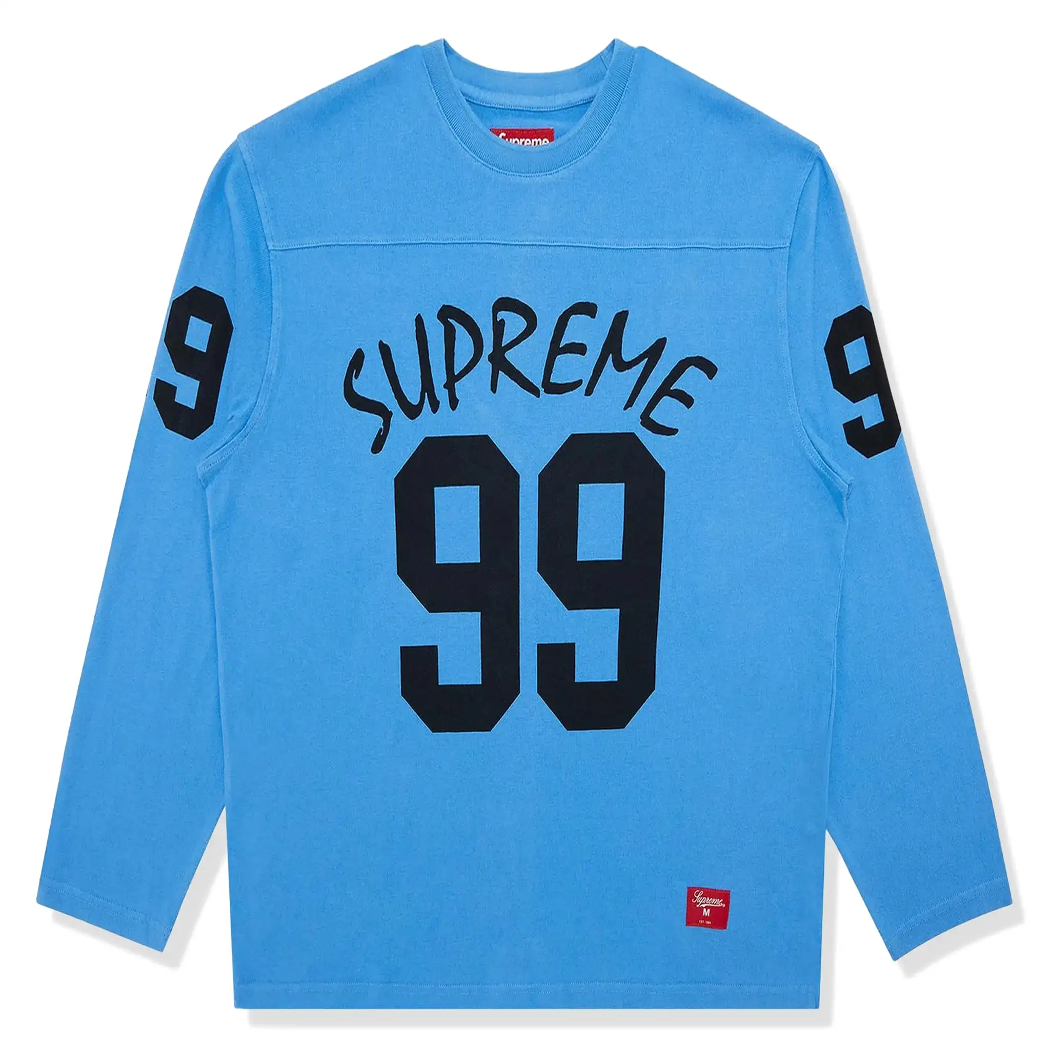 Supreme 99 L/S Blue Football T Shirt