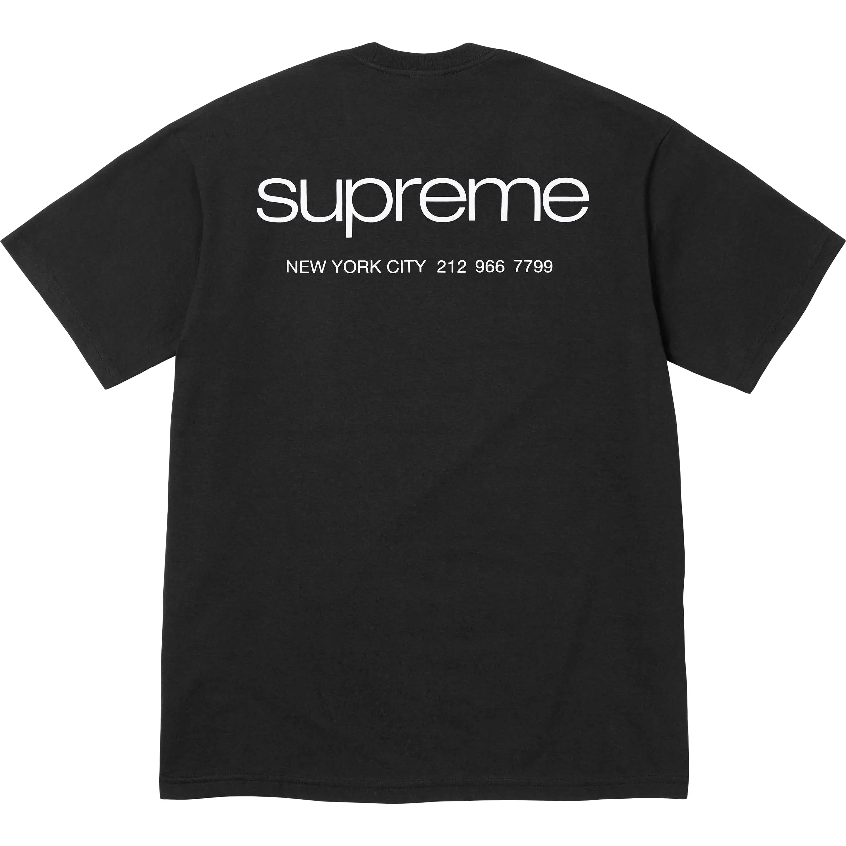 Supreme NYC Tee Black