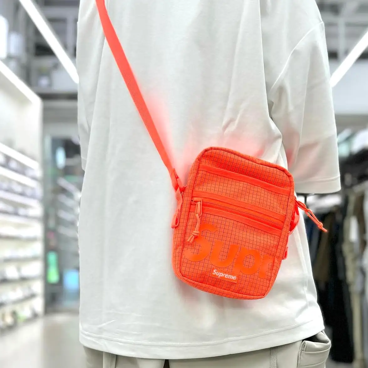 Supreme Reflective Shoulder Bag Orange