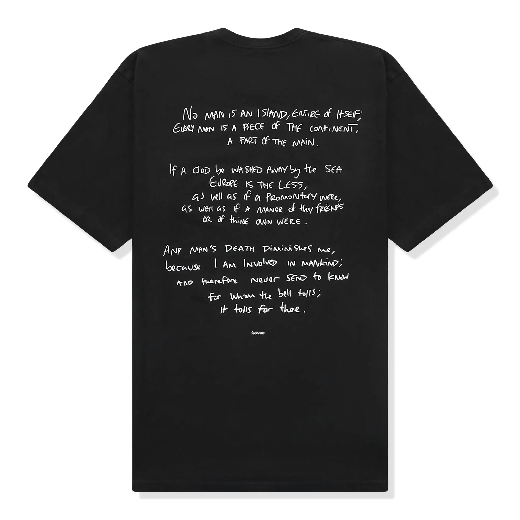 Supreme x Corteiz Rules The World Black T Shirt