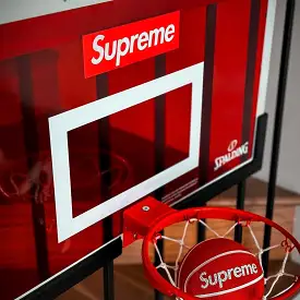 Supreme x Spalding Mini Basketball Hoop