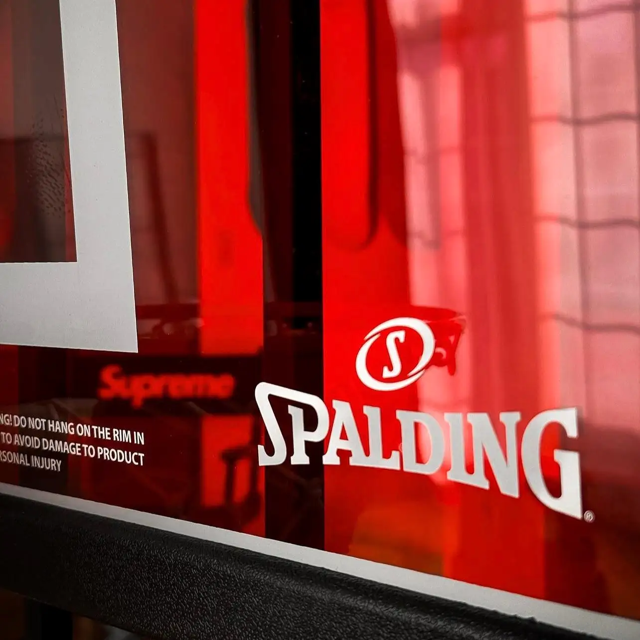 Supreme x Spalding Mini Basketball Hoop