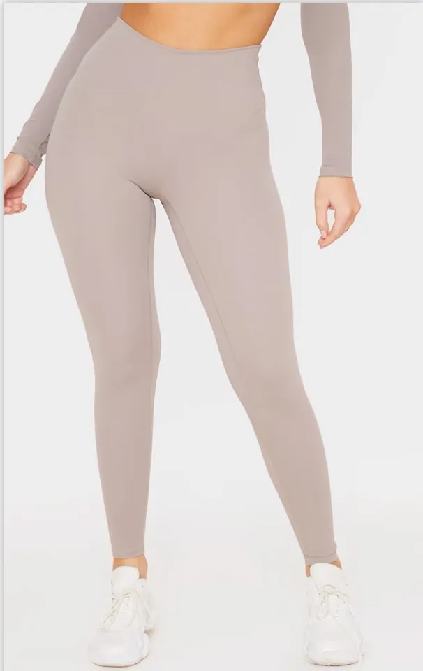 Taupe Sculpt High Waist Leggings | Activewear