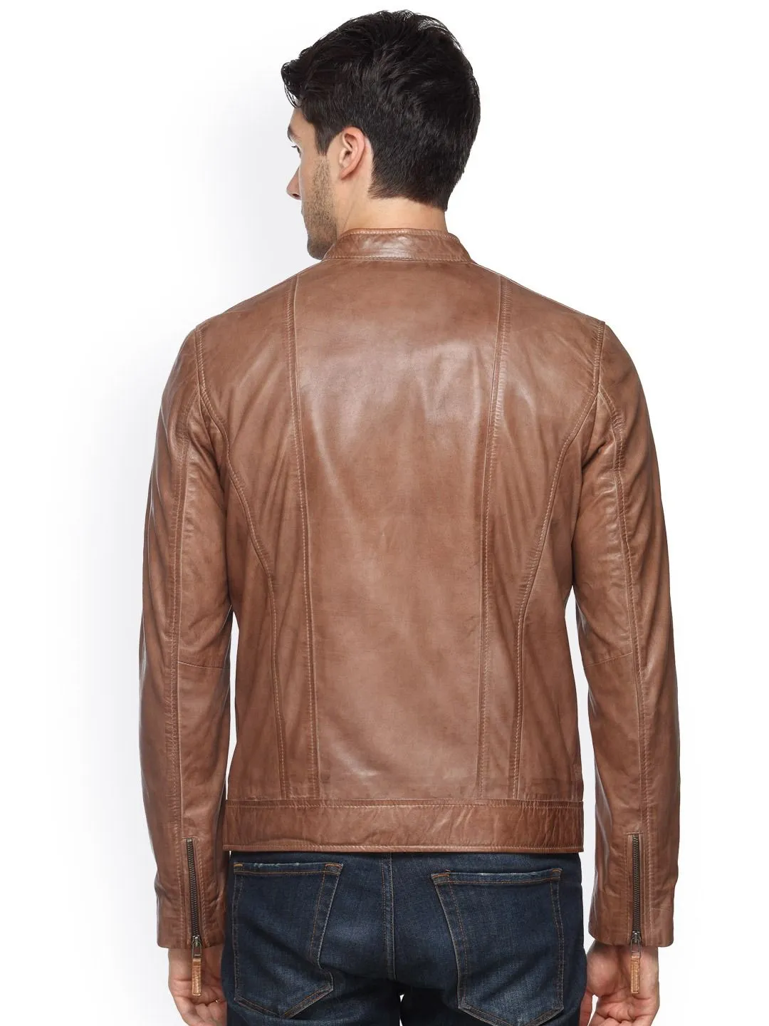 Teakwood Men's Tan Leather Jackets