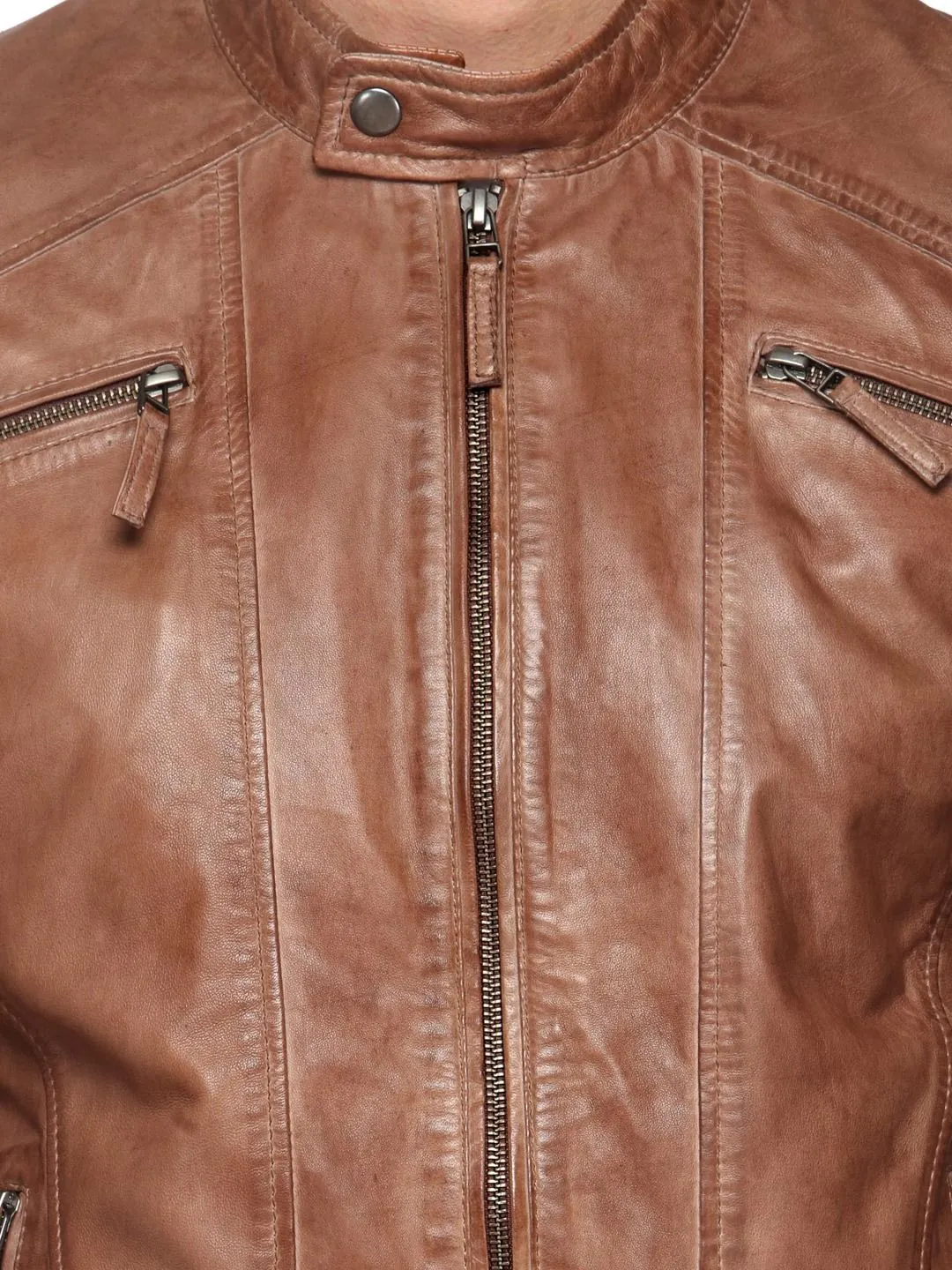 Teakwood Men's Tan Leather Jackets