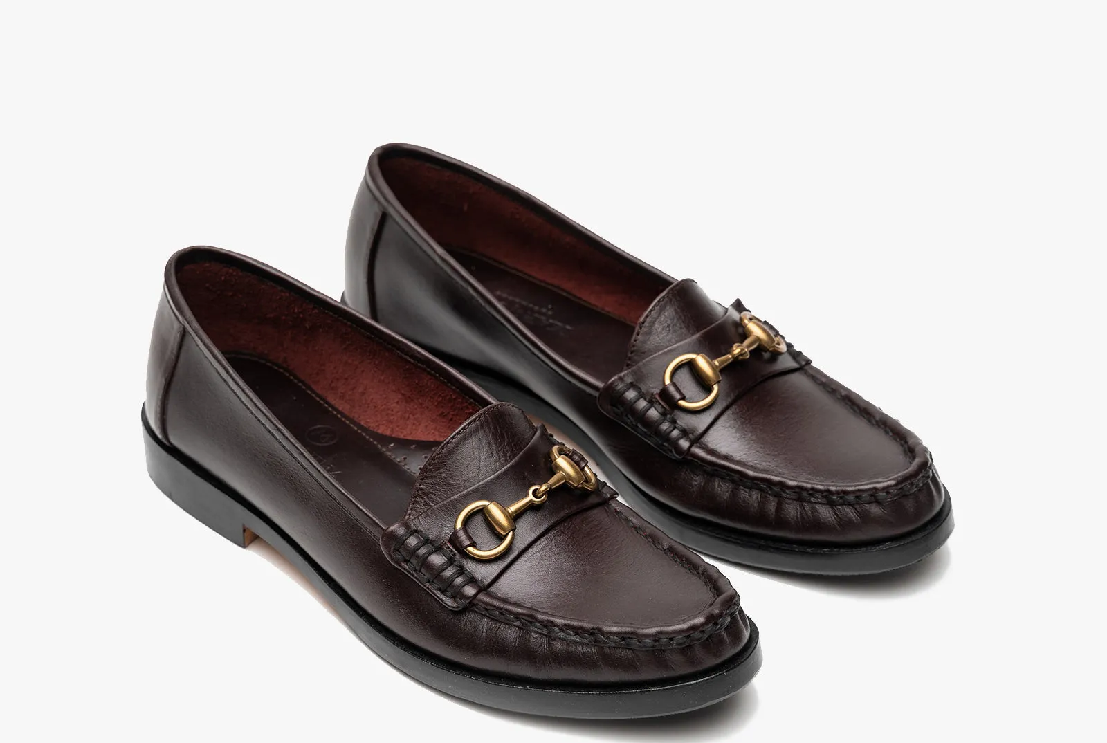 The Bonnie Horsebit Loafers - Oxblood Burgundy