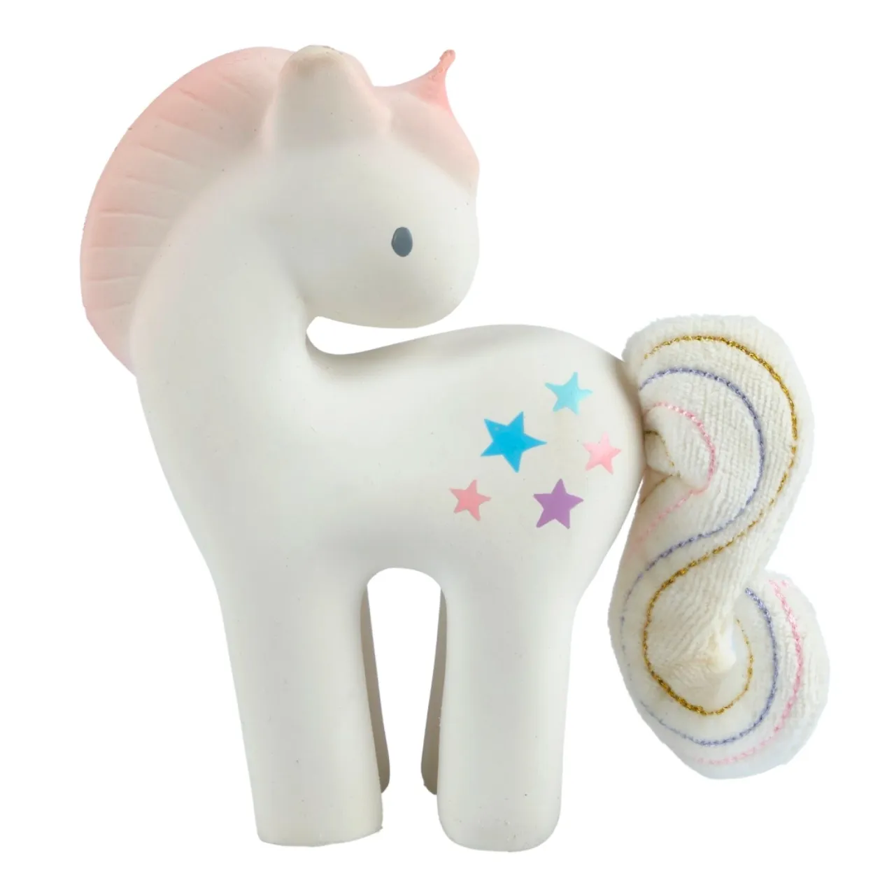 Tikiri - Fairytale Unicorn Natural Rubber Rattle